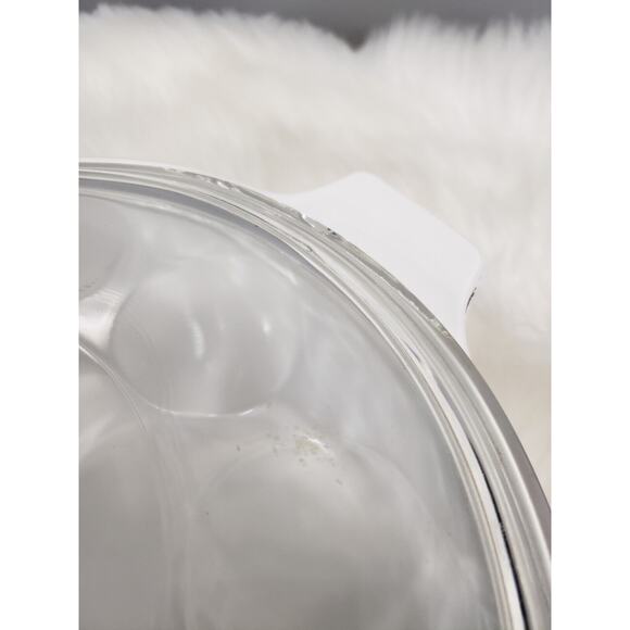 VINTAGE CORNING WARE MERRY MUSHROOM 2.5 QUART CASSEROLE DISH W/ DIMPLED LID - Picture 11 of 12